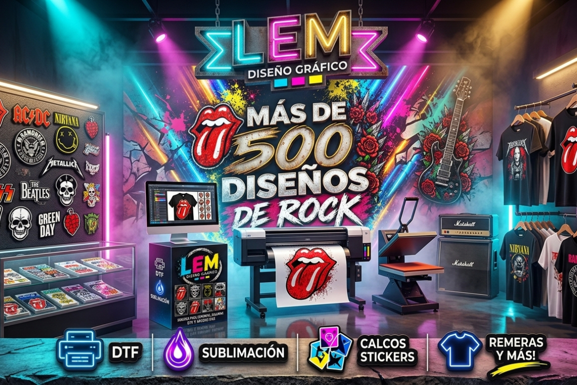 LEM Diseño Gráfico: más de 500 imágenes de bandas de Rock para emprendedores Sarandi Avellaneda